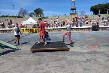 Carrera de Tacones del Carnaval de Telde 2023/TA e Ildefonso Rodríguez.